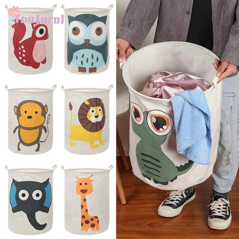 Giỏ Đựng Đồ Giặt Ủi Họa Tiết Hoạt Hình Dễ Thương