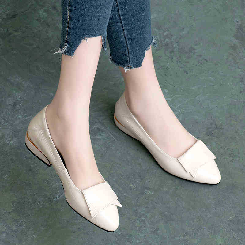 Giày Búp Bê Mũi Nhọn Thời Trang Dành Cho Nữ