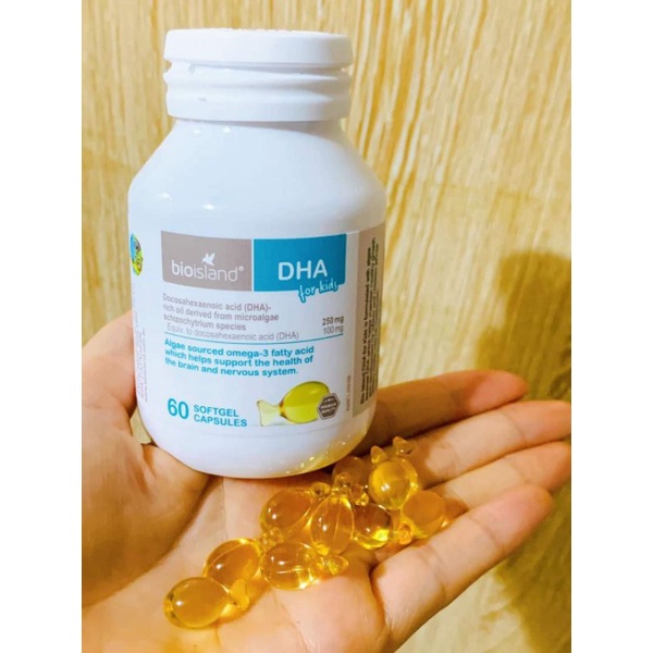 Viên uống bổ xung DHA cho bé Bioisland for kisd 60 viên