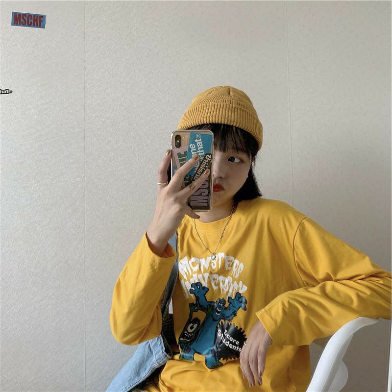 Áo thun tay dài Unisex Monsters
