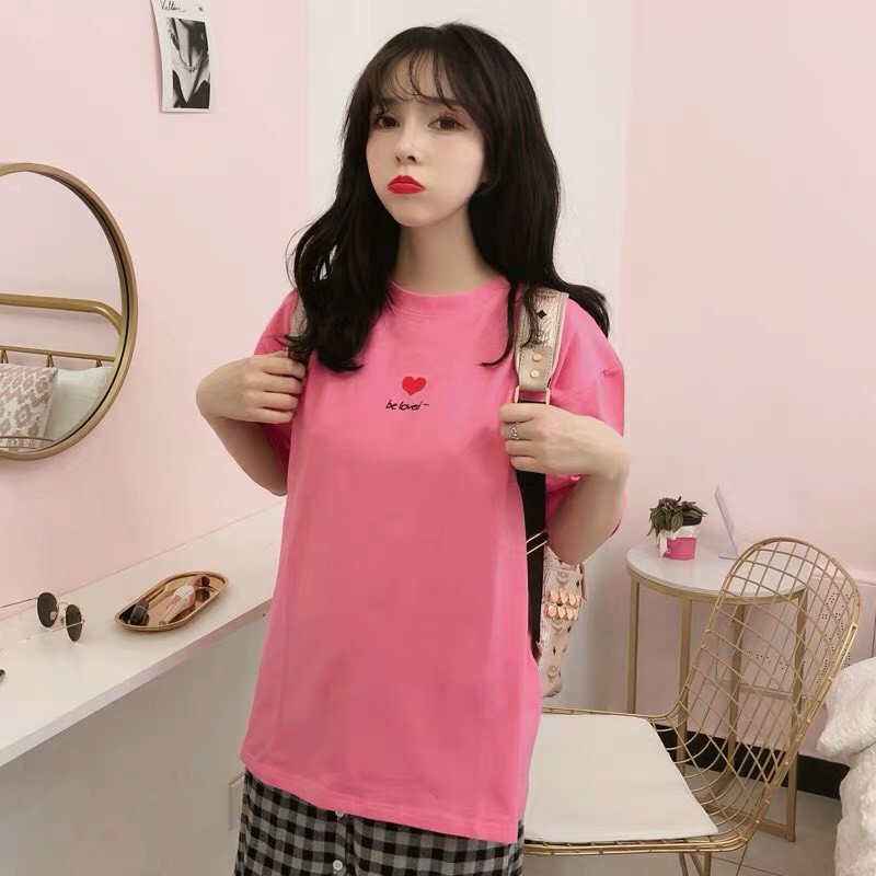 Áo thun tay lỡ nữ - freesize dưới 57kg SNT005