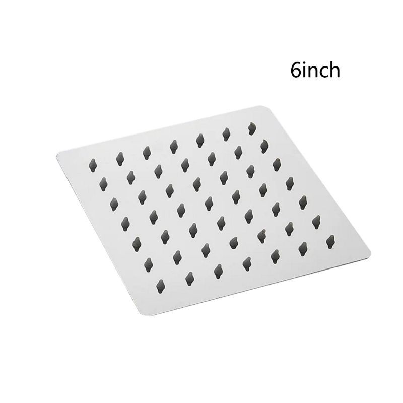 Đầu Vòi Hoa Sen Áp Suất Cao / Vuông / Tròn Bằng Thép Không Gỉ Cho Phòng Tắm