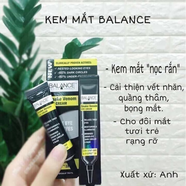 Kem trị thâm mắt xuất xứ anh