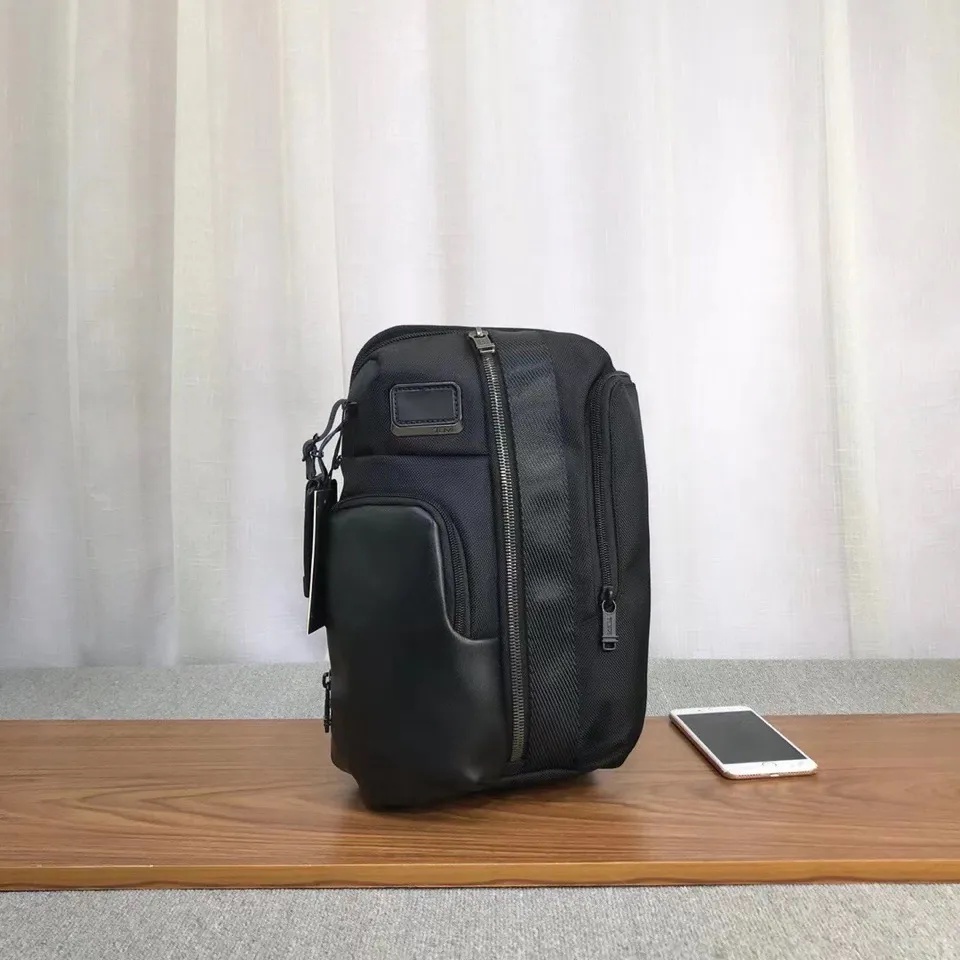 Tumi 232393Nvy Túi Đeo Chéo Ngực Bằng nylon Chống Thấm Nước Chống Mài Mòn Có Khóa Kéo YKK