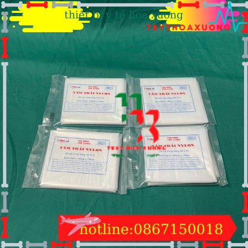 com bo 10 Tấm trải Nylon Phúc Hà dùng trong y tế, thẩm mỹ