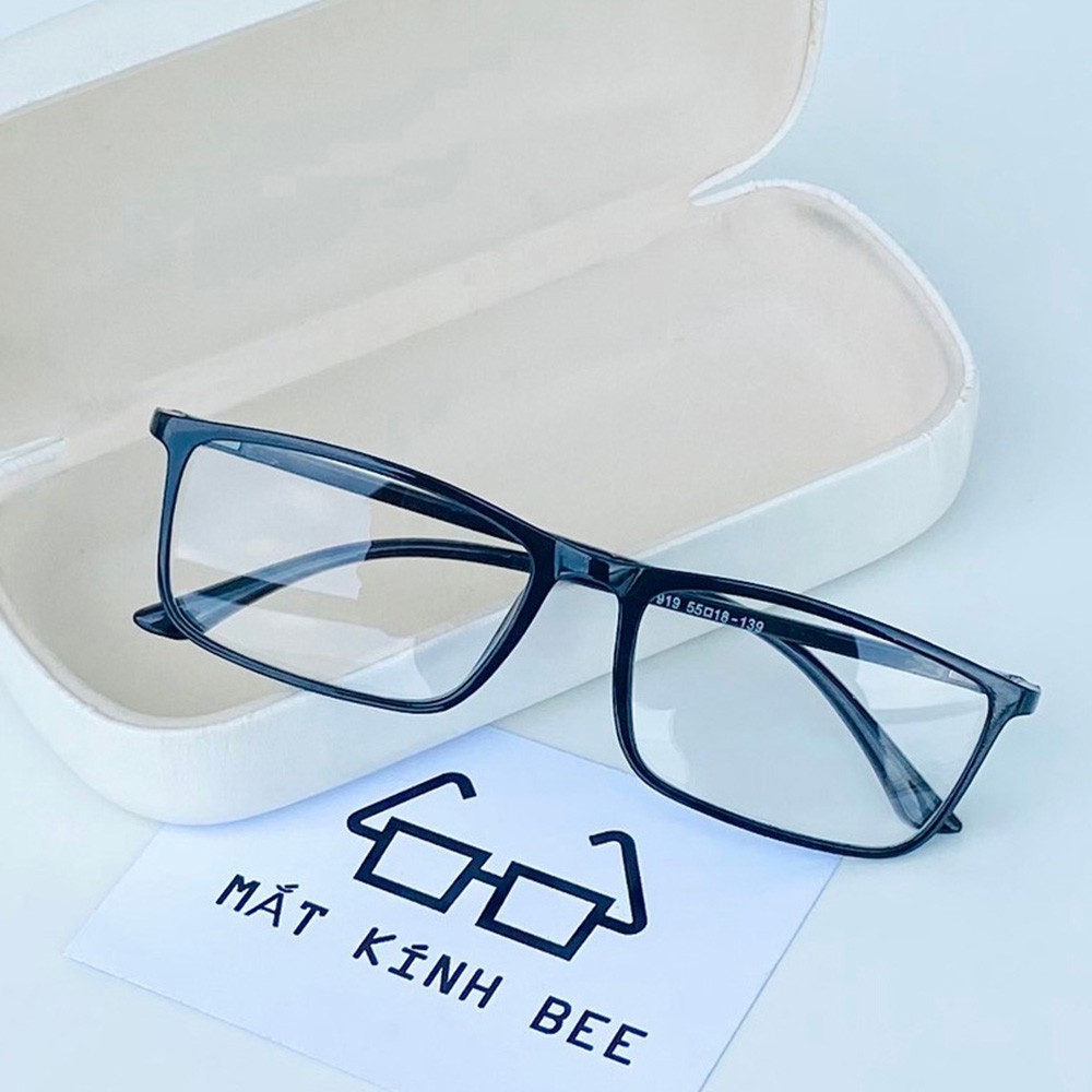 Mắt kính giả cận thời trang gọng dẻo cực ngầu BEE128 tặng hộp + khăn | BigBuy360 - bigbuy360.vn