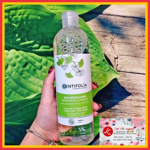 Hàng Pháp- Nước Tẩy Trang Rau Má Centifolia Eau Micellaire 500ml