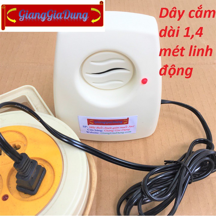 Máy Đuổi Chuột Siêu Âm Diện Tích 30 - 50m2 Có Hình Test - Giang Gia Dụng