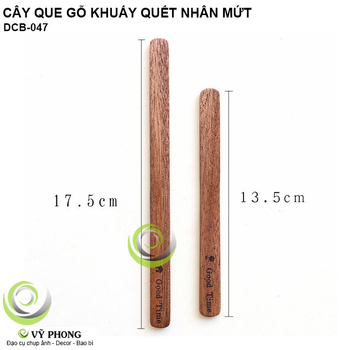 CẶP QUE GỖ KHUẤY CÀ PHÊ TRÀ QUẾT NHÂN MỨT PHONG CÁCH NHẬT BẢN TRANG TRÍ BẾP ĐẠO CỤ CHỤP ẢNH SẢN PHẨM INS DCB-47