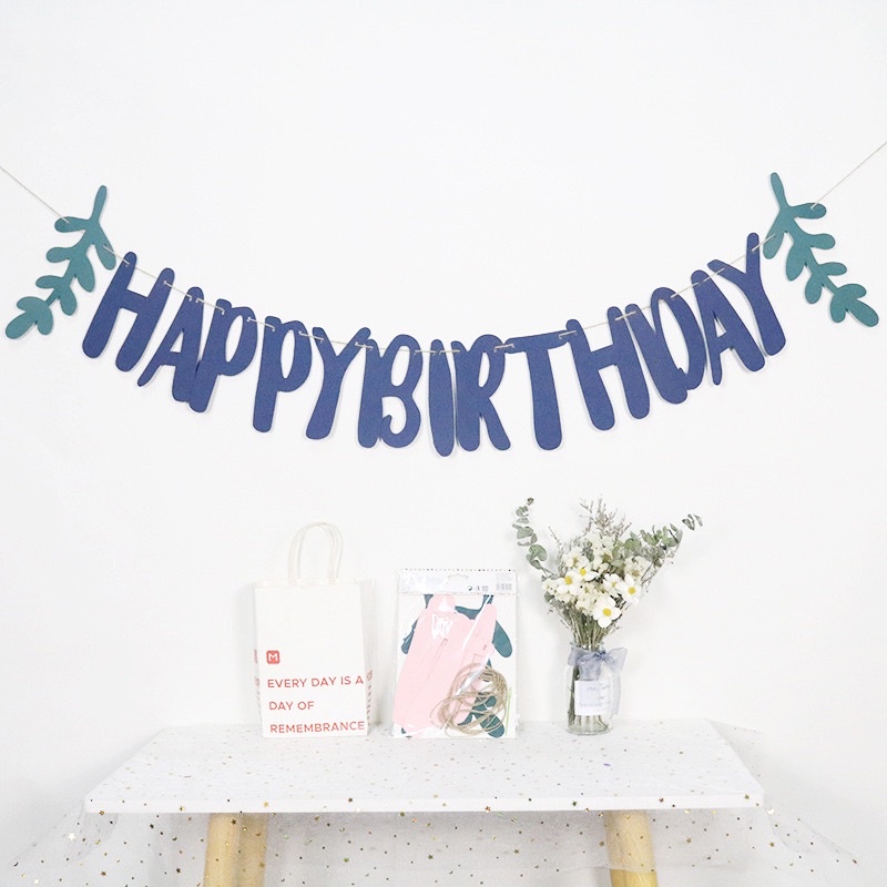 Dây Cờ HAPPY BIRTHDAY Đủ Màu Trang Trí Sinh Nhật - Yori Party