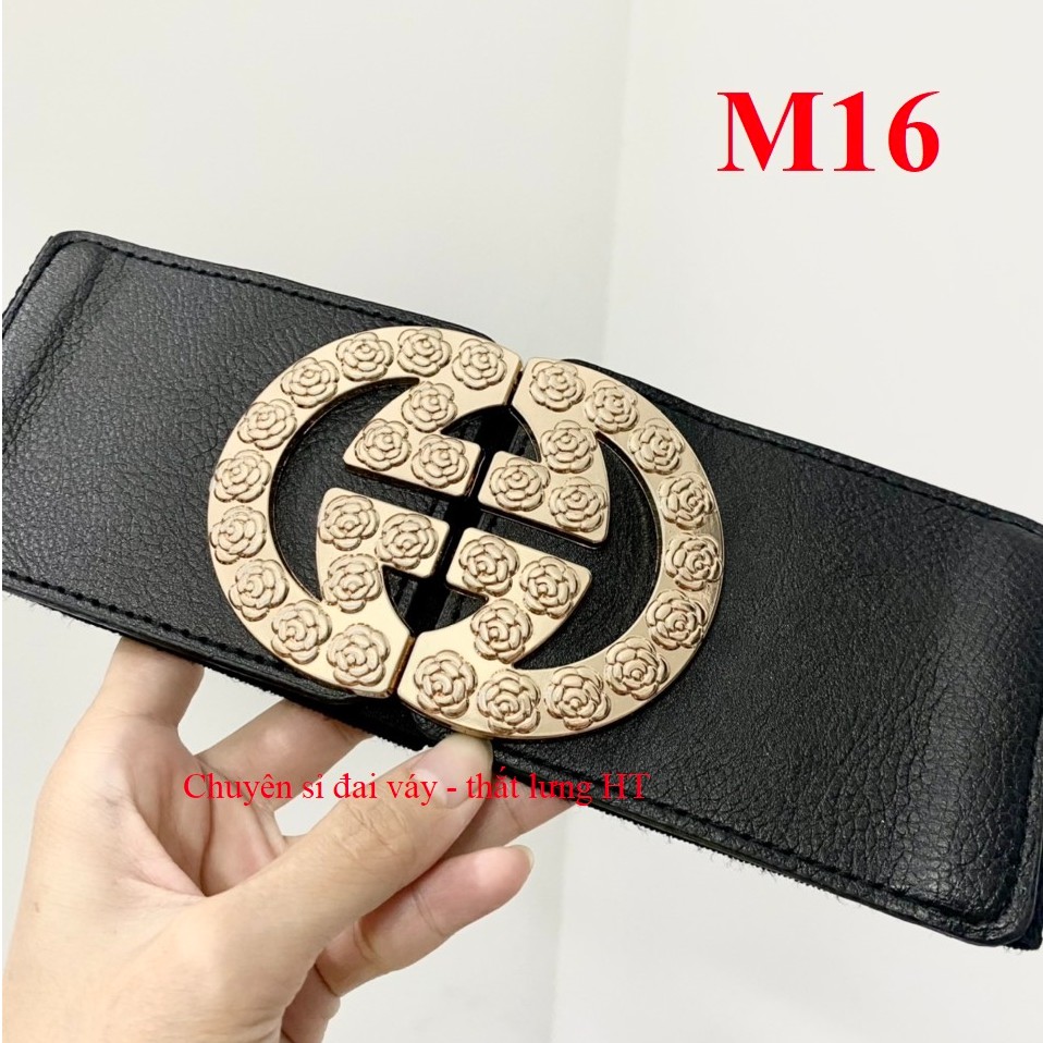 Đai váy belt 8cm G HOA M16