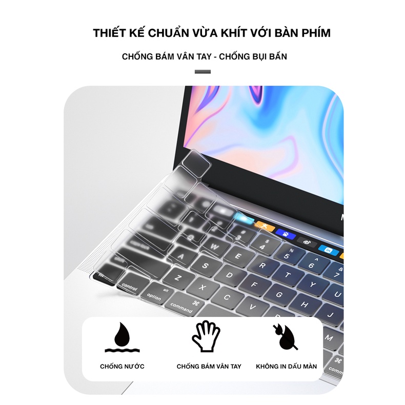 [Uplate 14/16&quot; M1]  Miếng Phủ Phím Macbook, Lót Bàn Phím Macbook đủ dòng