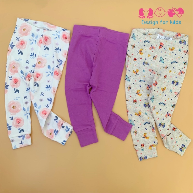 (Size 12-18m) Quần dài quần legging xuất dư các hãng cho bé trai và bé gái