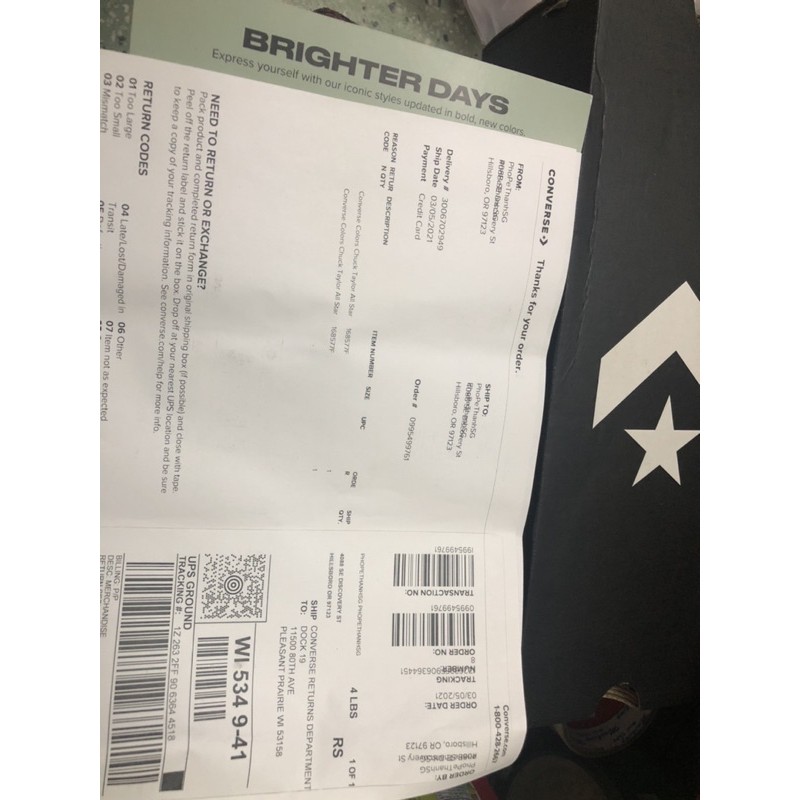 Giày Converse Colors Chuck Taylor All Star