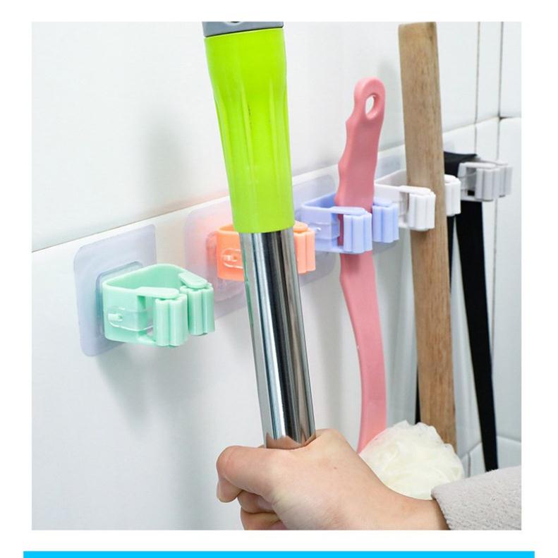 Giá treo chổi treo vật dụng đa năng