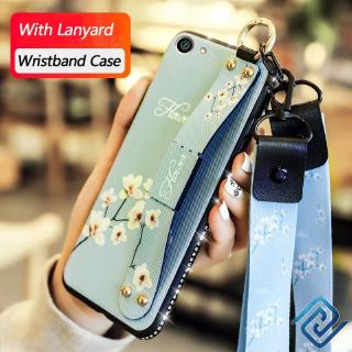 Ốp điện thoại TPU có dây đeo cổ tay cho OPPO F11 Pro F9 F5 F3 F1s F1plus A57 A73