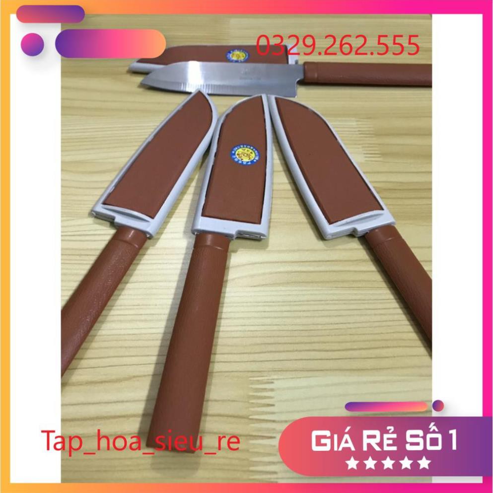 (Rẻ Vô địch) Dao nhọn inox cắt gọt hóa quả có bao an toàn 20cm