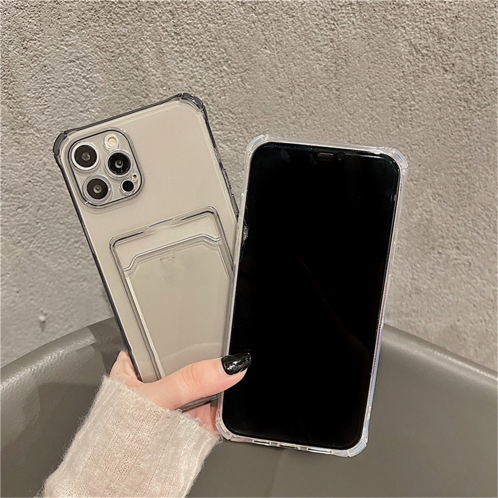 Ốp điện thoại chống sốc trong suốt chất lượng cao cho compatible for IPhone 7 đến 12
