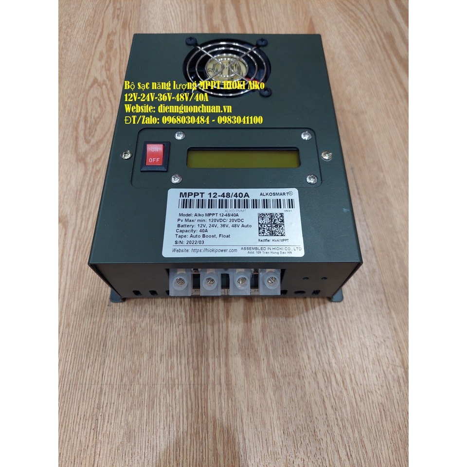BỘ SẠC NĂNG LƯỢNG MPPT HIOKI Alko 12V-24V-48V/40A