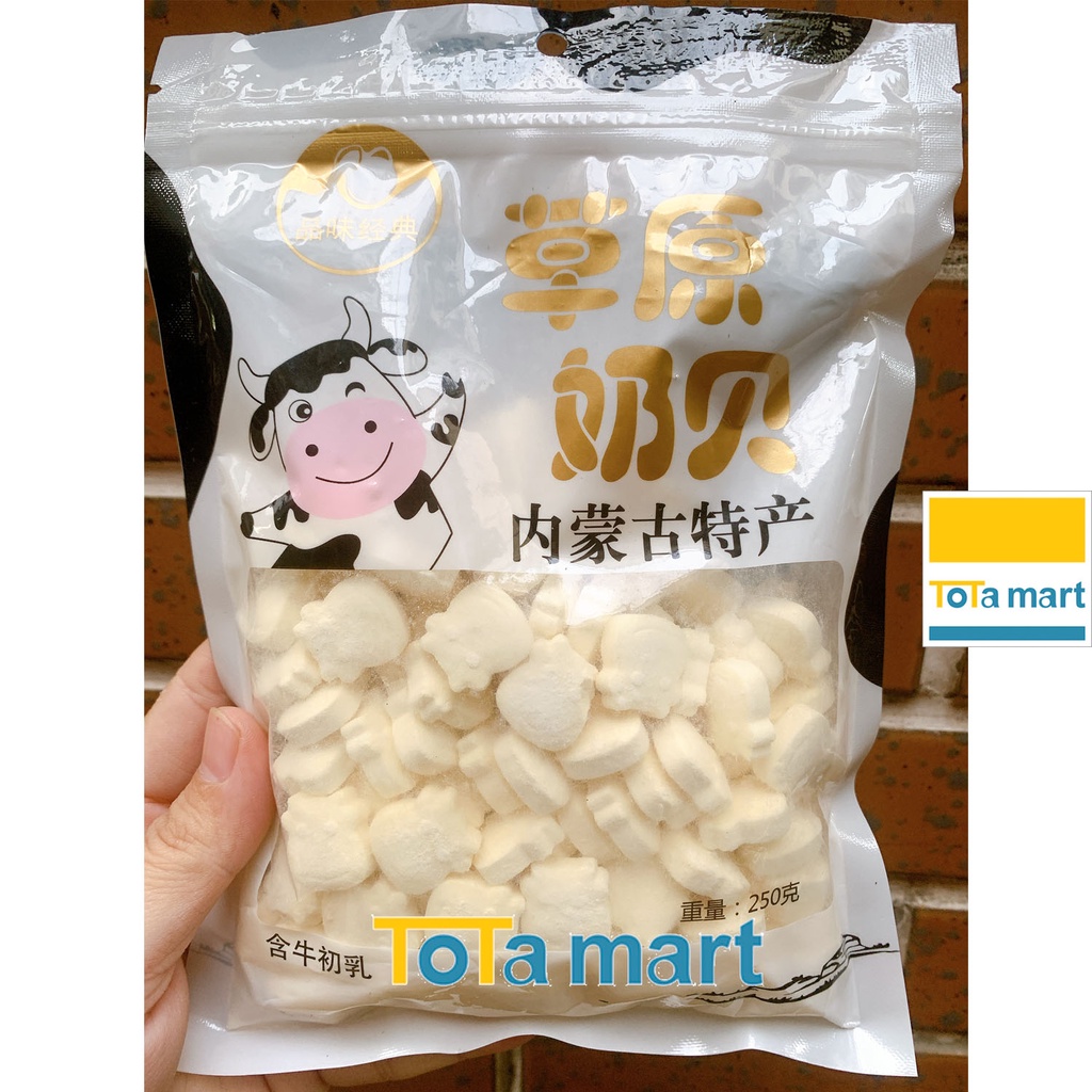 (HSD 06/2023) Kẹo sữa bò non Mông Cổ gói lớn 250g.