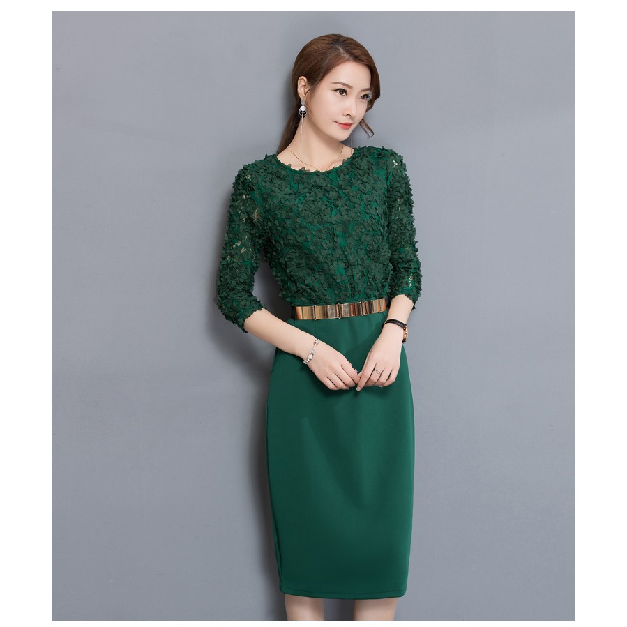 Đầm Dạ Hội Phối Ren Sang Trọng Cho Nữ | BigBuy360 - bigbuy360.vn