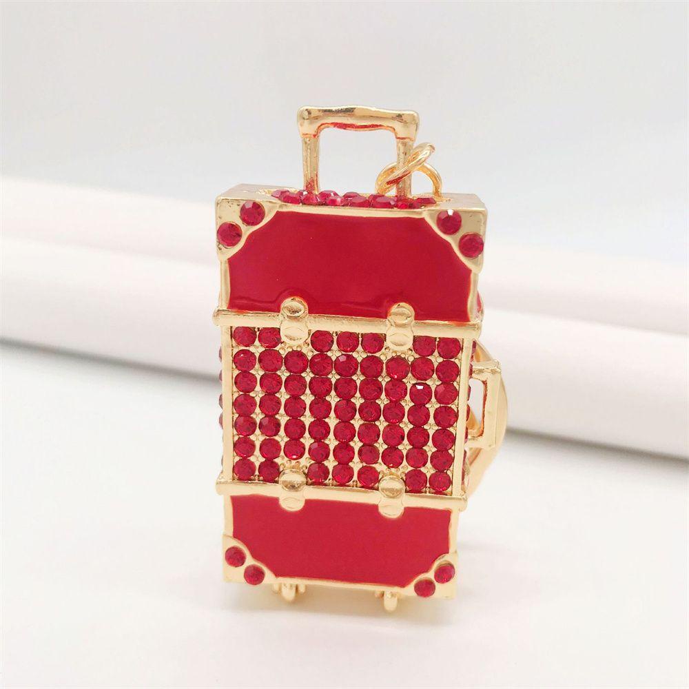 Móc Khóa Kim Loại Hình Vali Độc Đáo