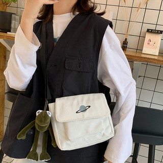 Túi đeo chéo, túi vải hình vũ trụ dễ thương thích hợp đi chơi - Super Buyers