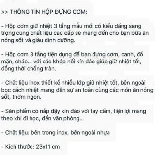 Cặp lồng giữ nhiệt chấm bi