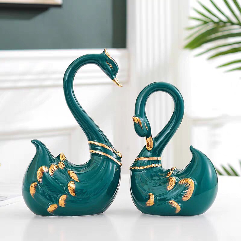 (Giá hủy diệt) Tượng gốm voi thiên nga