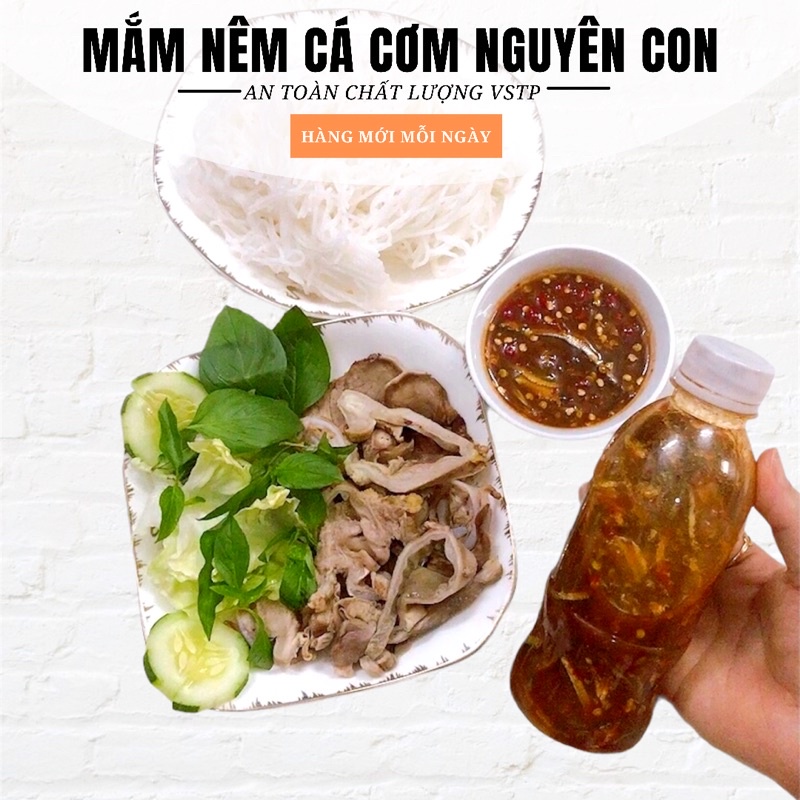 [ hàng mới] MẮM CÁI/ MẮM NÊM CÁ CƠM NGUYÊN CON PHA SẴN