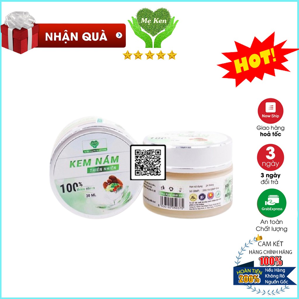 Kem Nám Mẹ Ken - Hỗ Trợ về Nám Tàn Nhang Và Dưỡng Da Dạng Khối 30ml [Mộc Thiên]