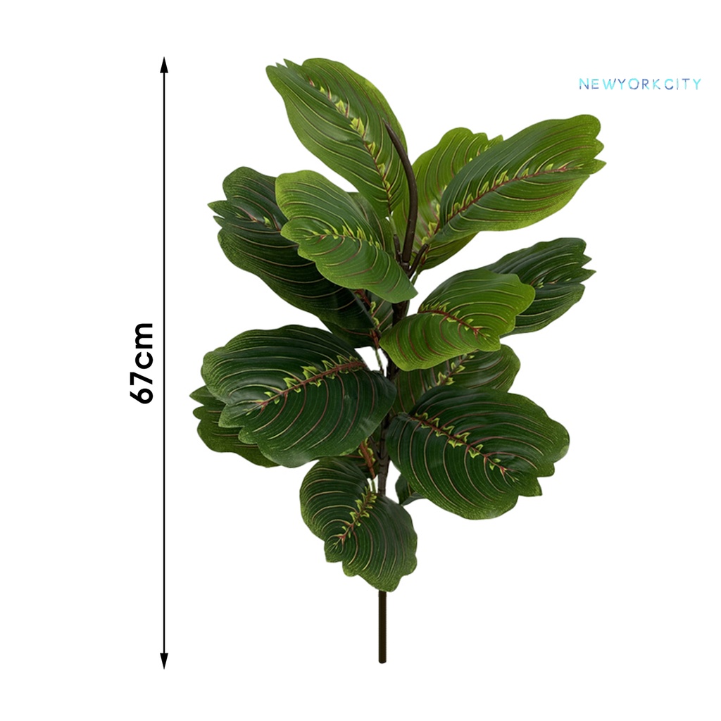 1 Nhánh Lá Nhân Tạo Trang Trí Nội Thất Nhà Ở