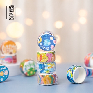 Cuộn 100 miếng dán nhiều màu làm thủ công cho trang trí