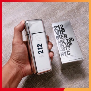 Nước Hoa nam Carolina Herrera 212 Vip Men EDT 100ml 212 vip nắp bạc nước hoa nam thơm lâu mùi dịu mát