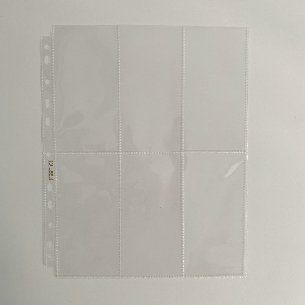 Trang sheet Meet size A4, A5 Đựng Card, Postcard, Poster và Thẻ Bài Kpop, Pokemon, Anime, Bóng Đá, Bóng Rổ