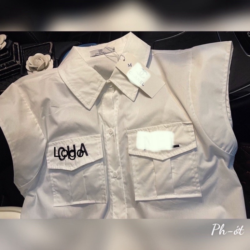 Áo sơmi chaneo túi hộp