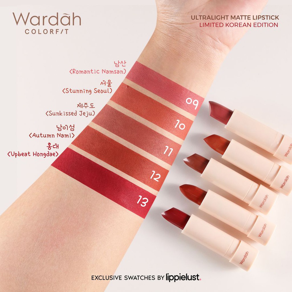 (hàng Mới Về) Son Lì Siêu Nhẹ Màu Sắc Thời Trang Hàn Quốc Phiên Bản Giới Hạn Wardah Colorfit | BigBuy360 - bigbuy360.vn