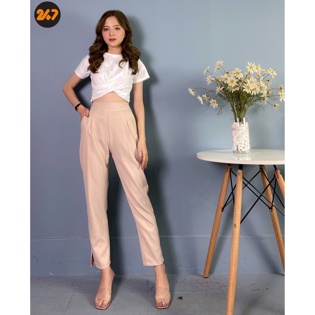 Quần tây xẻ gấu siêu xinh | BigBuy360 - bigbuy360.vn