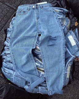QUẦN BAGGY JEANS RÁCH ( mã: BG008 )