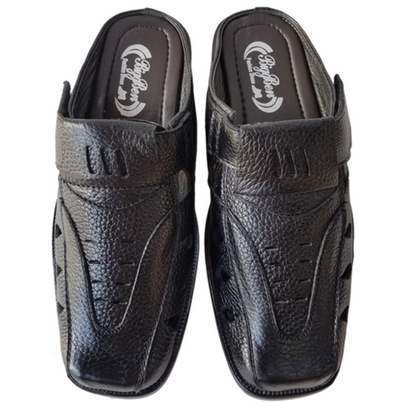 Dép bít đầu nam da bò BIGBEN cao cấp SB78 | BigBuy360 - bigbuy360.vn