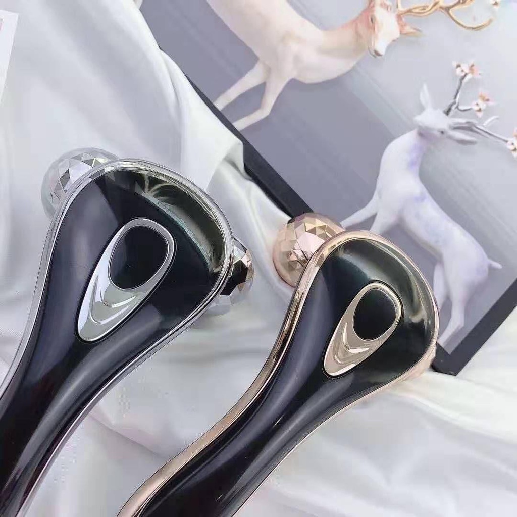 Cây Lăn Mát Xa 3D Xoay 360 Độ Giúp Da Săn Chắc Giảm Nếp Nhăn