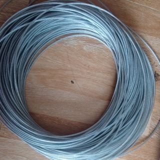 10 mét Dây cáp thép 4Ly, 5ly, 6 ly bọc nhựa