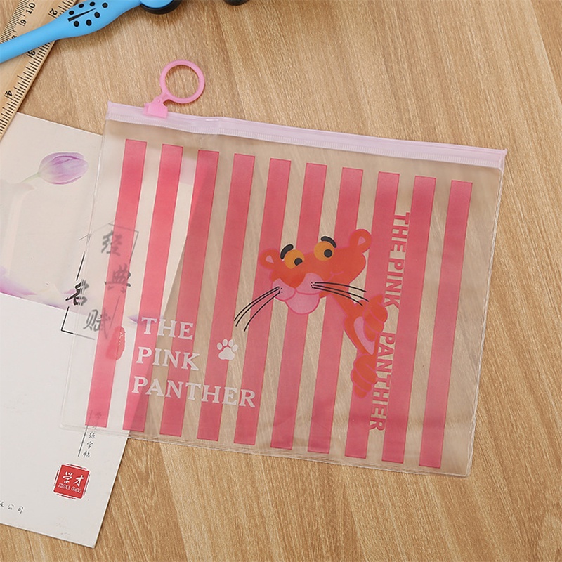 Túi Đựng Bút Bằng Poly Khóa Kéo Có Thể Tái Sử Dụng Cỡ A6 Cho Trường Học/Văn Phòng