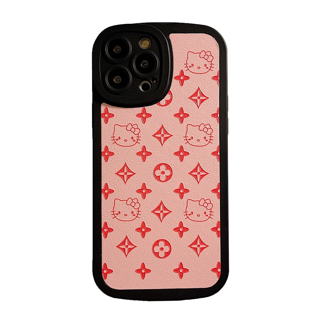 Ốp Điện Thoại Chống Sốc In Hình Gấu Và Bướm Dễ Thương Cho iPhone 14 / 13 / 12 / 11 / XS / 8P / 7 / 6P