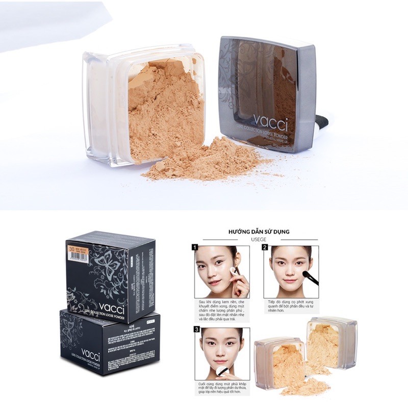 PHẤN BỘT VACCI PHỦ DẠNG BỘT - LOOSE POWDER