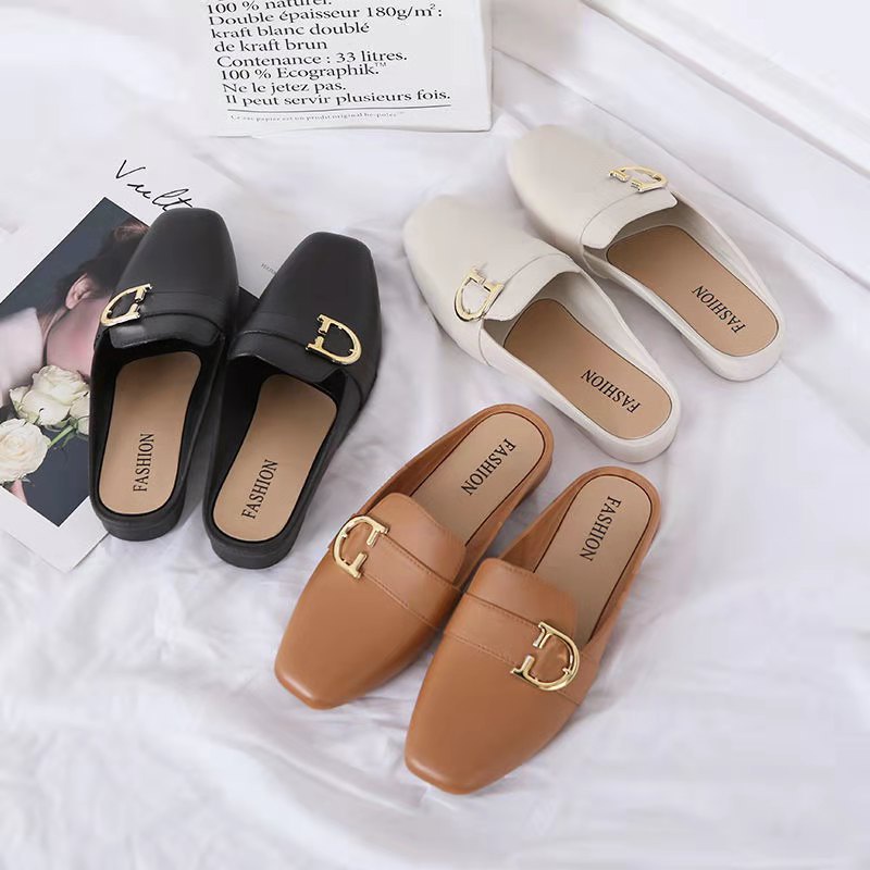 Dép Lười Đế Bệt Chống Trượt Thời Trang Mùa Hè Mới SHO051