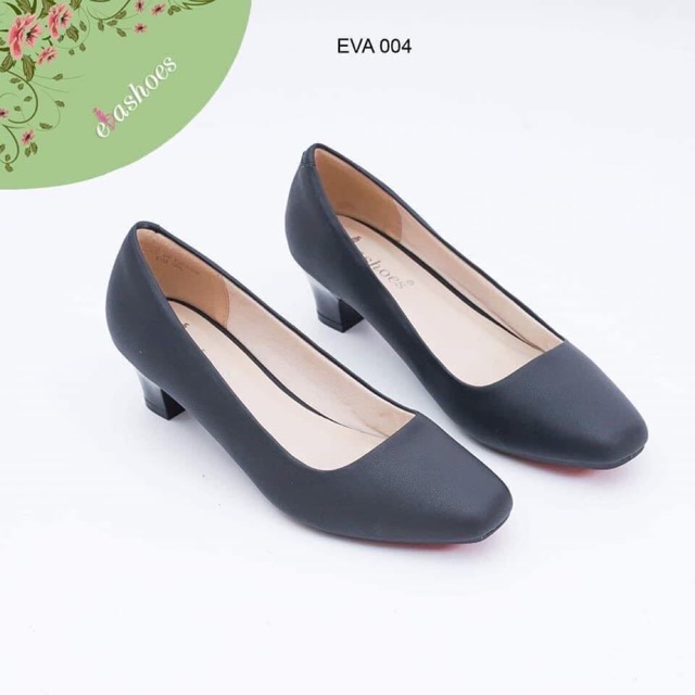 Giày Eva004 gót trụ 3cm siêu mềm
