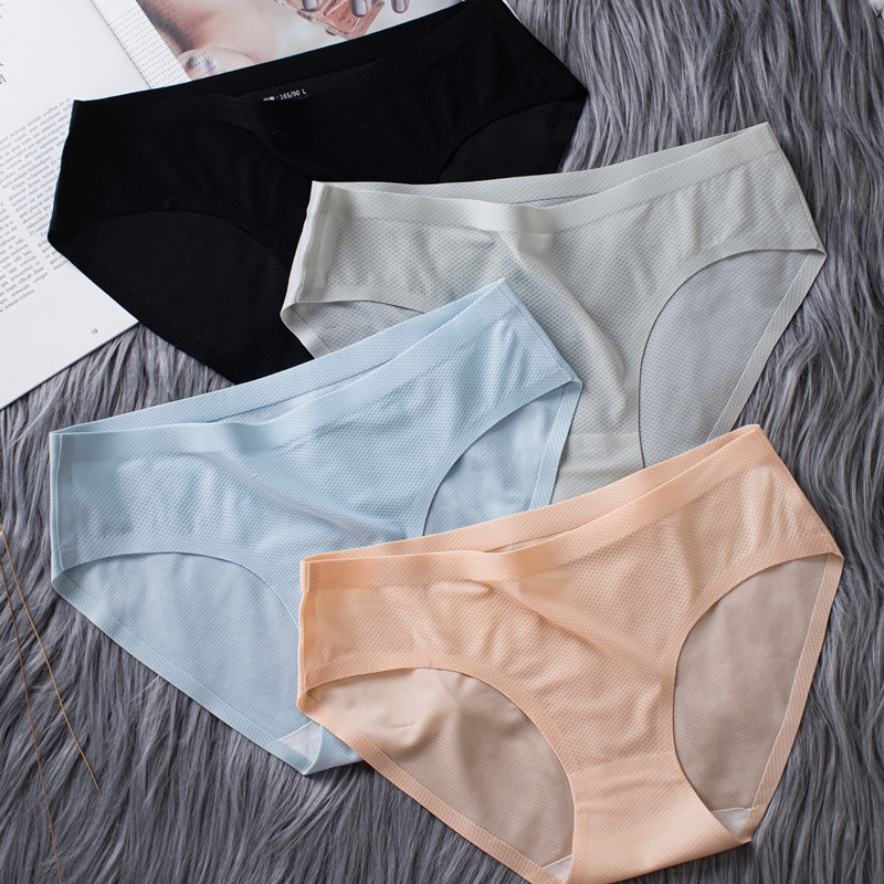 Quần Lót Cotton Không Đường May Thoáng Khí Cho Nữ