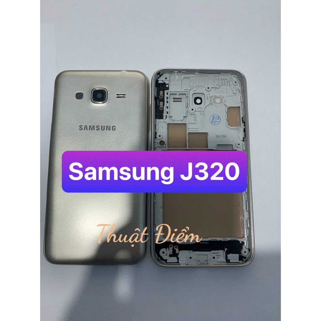 bộ vỏ J320 / J3 2016 - samsung (gồm lưng,sườn,phím)