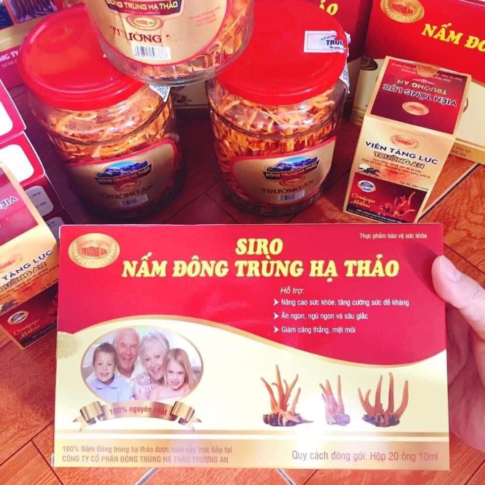 [Chất Lượng] Đông Trùng Hạ Thảo Trường An, Xiro nấm Đông Trùng Hạ Thảo, Hộp 20 ống | BigBuy360 - bigbuy360.vn